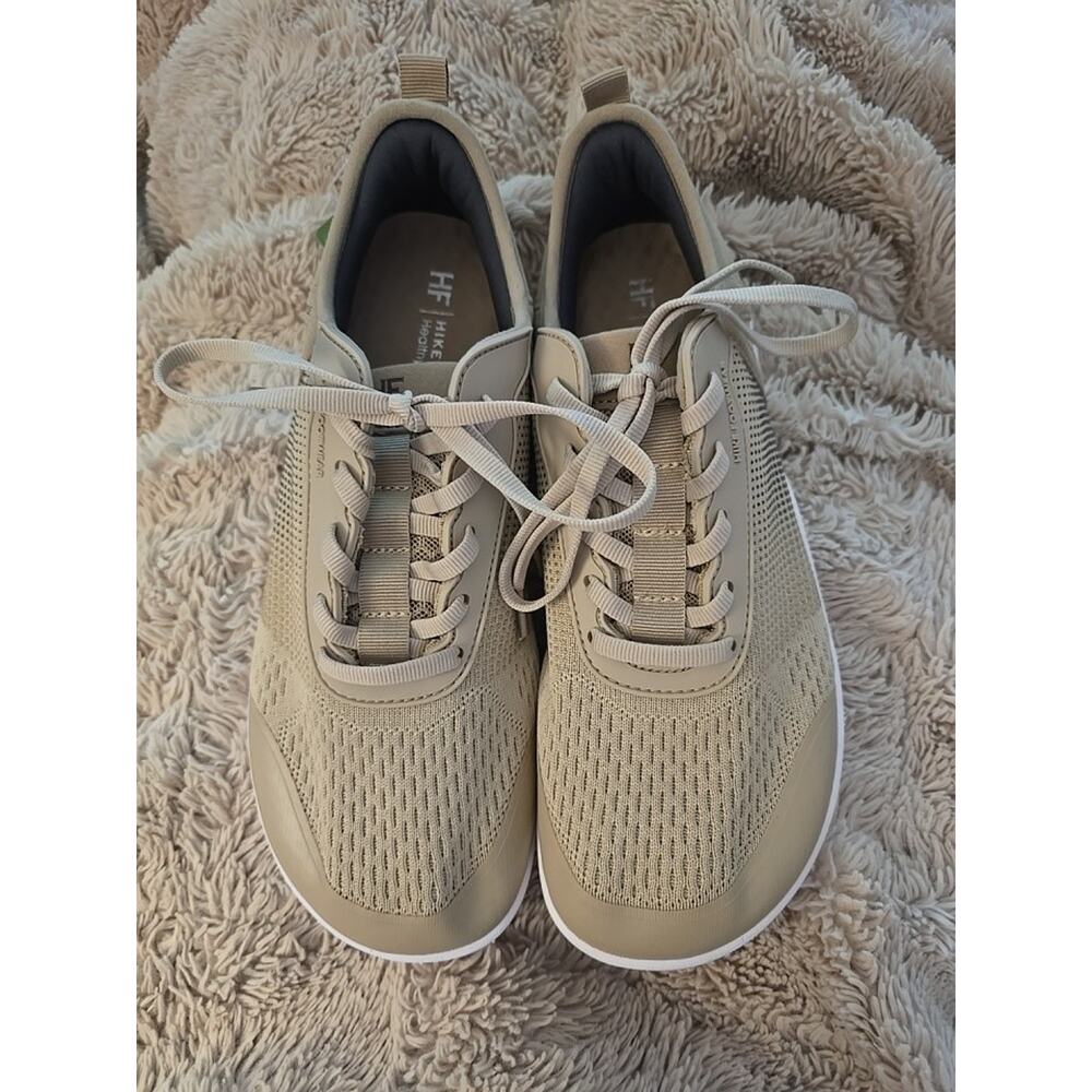 Hike Footwear HF Stride Ergonomic Barefoot Shoe Sneaker Wm Sz 7 BEIGE